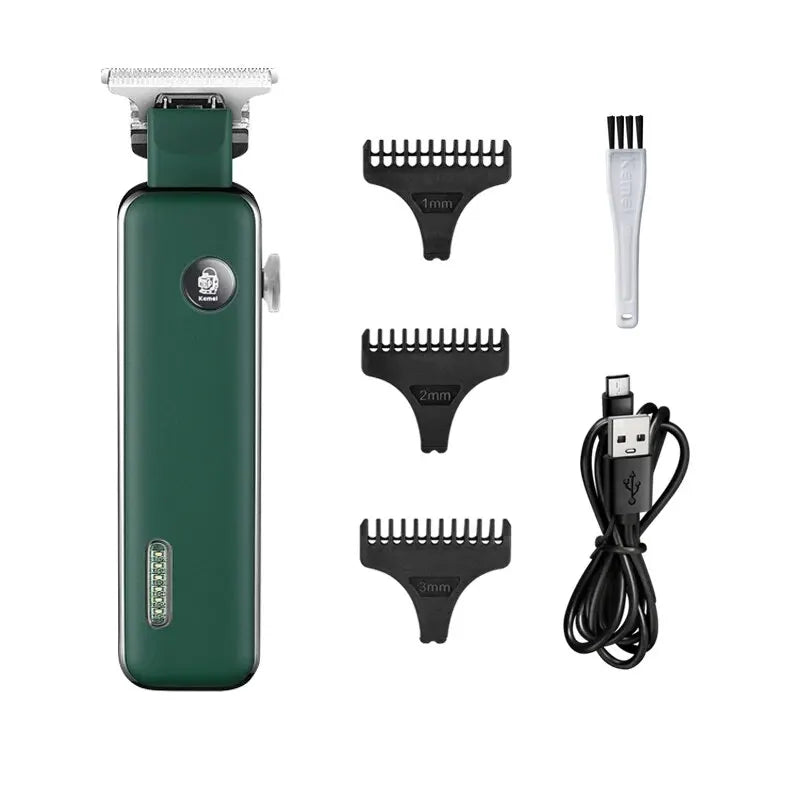 Kemei-5098 USB Electric Hair Clippers Trimmers For Adults Kids Cordless Rechargeable Hair Cutter Machine Professional Trimmers [HAI]