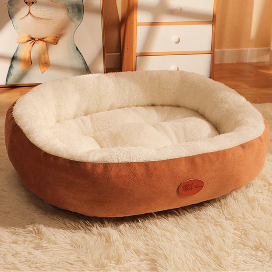 Dog Cat Bed Super Soft Pet Winter Warm Cat Nesk Cushion Large Medium Small Dog Sofa Bed Pet Kennel Home Products Accessories [PET]