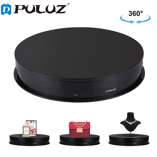 PULUZ 15/30CM USB Electric 360 Degree Rotating Turntable Display Stand Video Vlog Shooting Props Turntable for Photography [PHO]