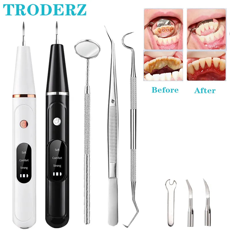 Ultrasonic Electric Dental Scaler For Removing Dental Stones Oral Health Care Dental Plaque Stain Tooth Whitening [DEN]