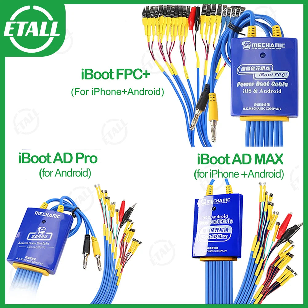 MECHANIC IBoot FPC AD MAX+ iBoot AD Pro Power Boot Cable For IP Android Over Current Voltage Protection Integrated Test Line [PTO]