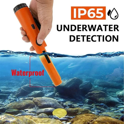 Metal Detector Pinpointer Waterproof Handheld Pin Pointer Wand Golden Treasure Hunting Unearthing Tool Accessories [MTL]