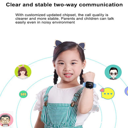 Smart Watch Kids LBS Location SOS Phone Call SIM Card Camera Photo Alarm Clock Children Electronic Watch Gift For Boy Girls Q15C [SWH]