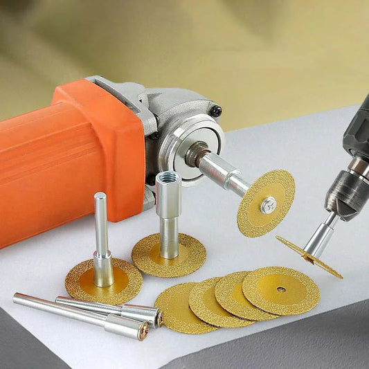 Double Sided Diamond Cutting Discs Super Thin Cutting Wheel Dremel Rotary Tool for cutting glass tile Gemstone Polishing Carving [TPT]