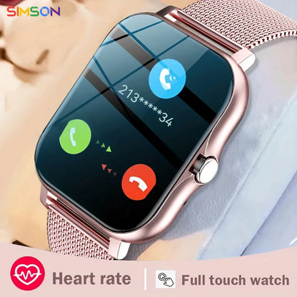 2023 NEW SmartWatch Android Phone 1.44" Color Screen Full Touch Custom Dial Smart Watch Women Bluetooth Call Smart Watch Men [SWH]