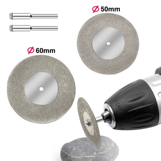 40/50/60mm Diamond Grinding Wheel Wood Cutting Disc Mini Circular Saw Blades For Dremel Rotary Tool Accessories Diamond Disc [TPT]