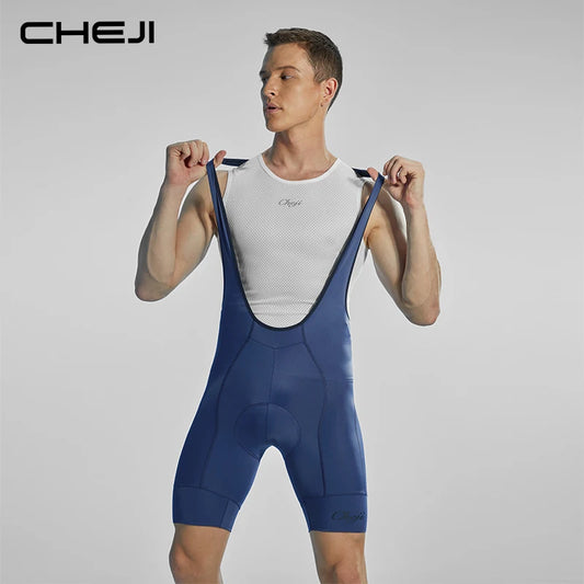 CHEJI Cycling Bib Shorts Men's Bike Gel Padded Pro Bicycle Pants quick dry [MEN]