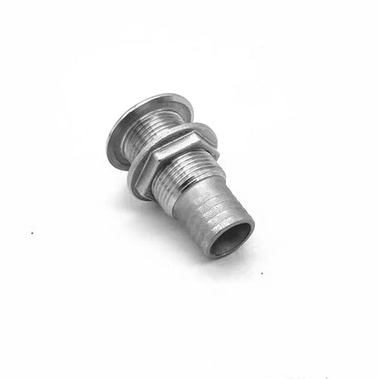 316 Stainless Steel Thru Hull Fitting Outlet Drain For 3/4" or 1" Hose Pipe Boat Accessories [MRN]