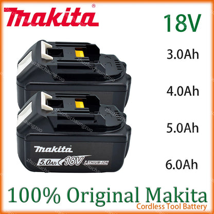 18V 5.0Ah Makita Original With LED lithium ion replacement LXT BL1860B BL1860 BL1850 Makita rechargeable power tool battery 5000 [BAT]