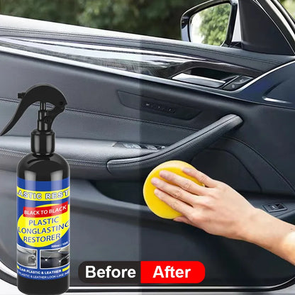 Car Plastic Restorer Back To Black Gloss Car Cleaning Products Plastic Leather Restore Auto Polish And Repair Coating Renovator [CAR]