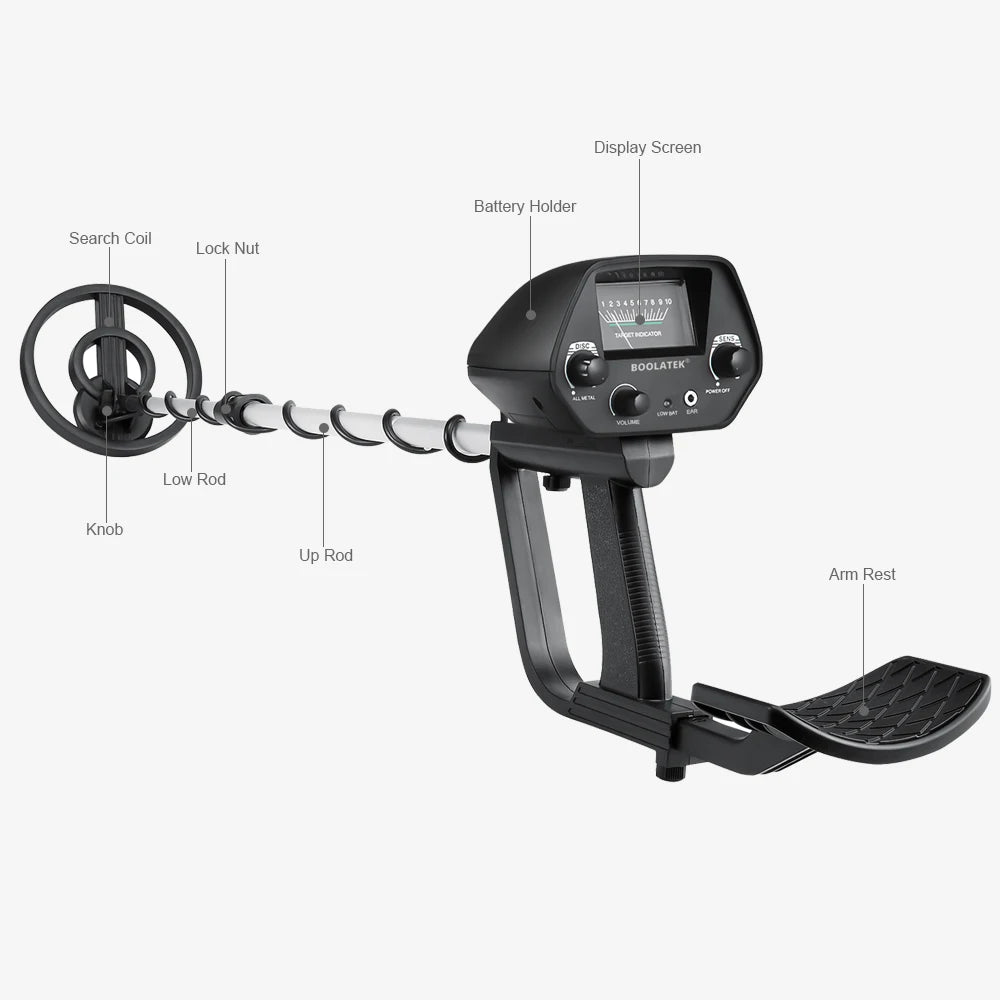 BOOLATEK Metal Detector Under Ground MD4030 MD4030P Treasures Gold Detectos Finders Seekers DIY [MTL]