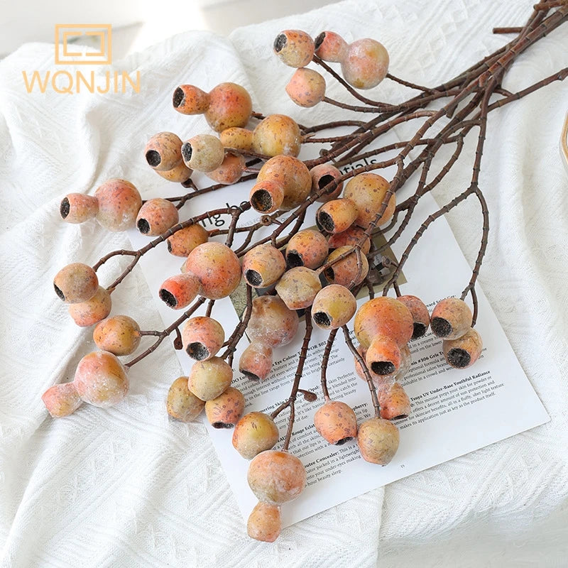 Artificial Berries Flower Christmas Fruit Fake Berry Artificial Flowers Decoration Wedding Home Table Plant Arrangement [FLW]