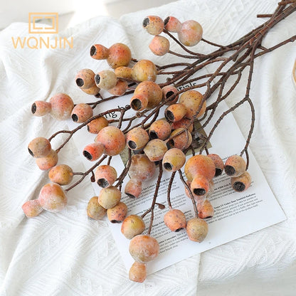 Artificial Berries Flower Christmas Fruit Fake Berry Artificial Flowers Decoration Wedding Home Table Plant Arrangement [FLW]