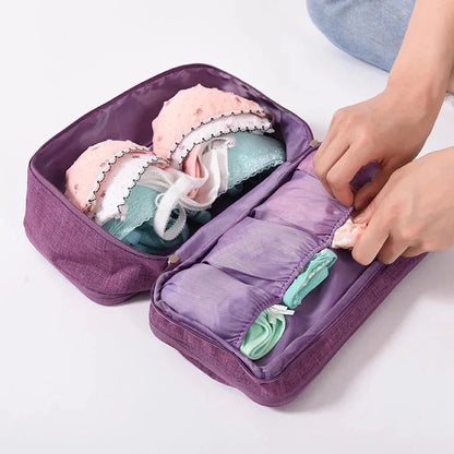 Underwear Storage Bag Travel Bra Organizer Women Men Socks Cosmetics Clothes Pouch Stuff Goods Accessories Supplies Products [GRM] [UND]