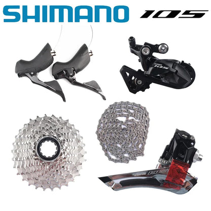 Shimano 105 Ultegra R7000 R8000 Groupset 2x11s Road Bike Bicycle Set CS 12-25T/11-28T/11-30T/11-32T/11-34T Upgrade From 5800 [SPT]