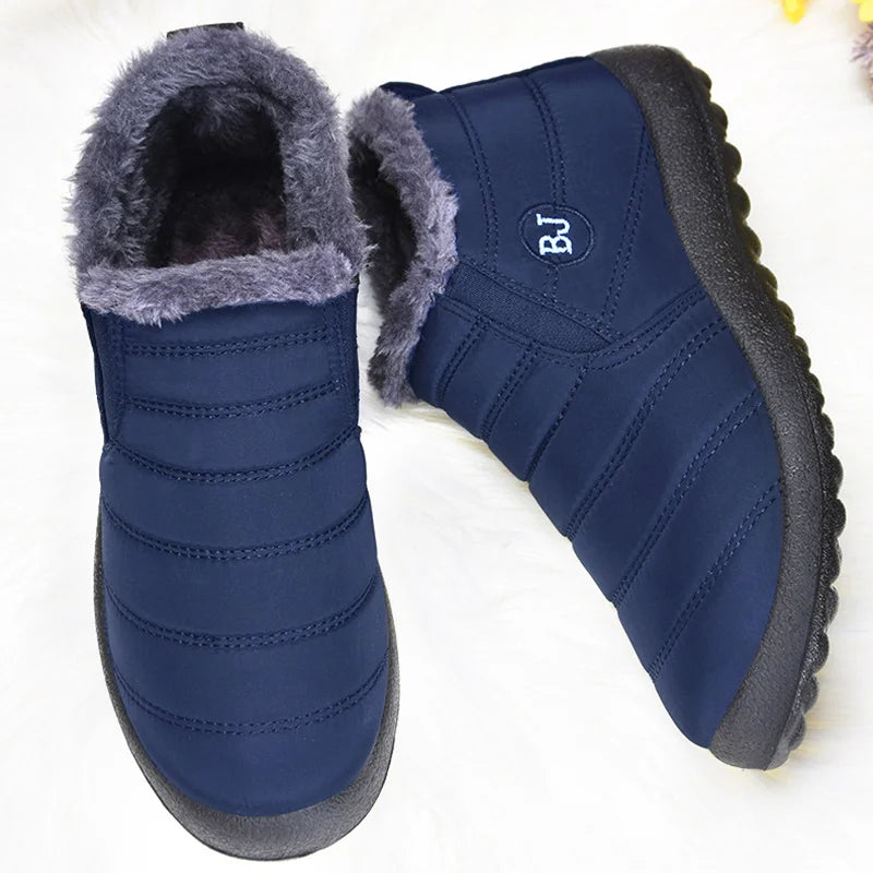 Women Boots Lightweight Winter Shoes For Women 2022 Ankle Boots Snow Botas Mujer Black Couple Waterproof Winter Boots Plus Size [SHO]