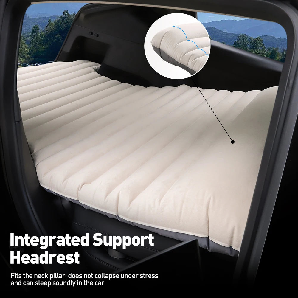 YZ For Tesla Model Y Automobile Air Mattress Self-Inflating Mattress Travel Sleeping Bed Tesla Car Inflatable Camping Mattress [CAM]