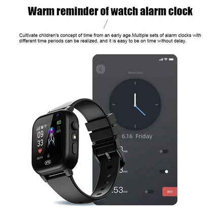 Smart Watch Kids LBS Location SOS Phone Call SIM Card Camera Photo Alarm Clock Children Electronic Watch Gift For Boy Girls Q15C [SWH]