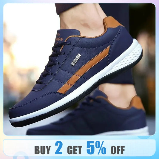 Men Shoes Walking Sneakers Leisure Male Sports Shoes Non-Slip Footwear Tennis For Men [SHO]