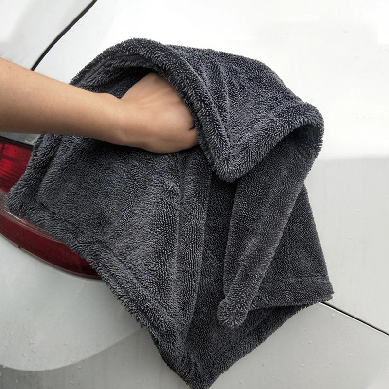 Car Wash Towel 1200GSM Double Sided Towel Car Detailing Twisted Braid Cloth Super Absorbent Rag for Car Home Washing Accessories [CAR] [DTL]