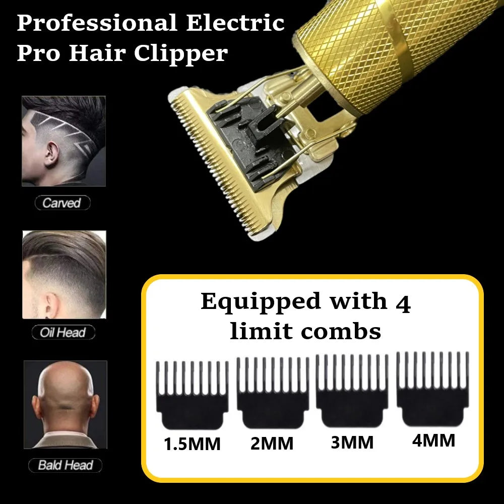 Clipper Electric Hair Trimmer for men Electric shaver professional Men's Hair cutting machine Wireless barber trimmer [HAI]