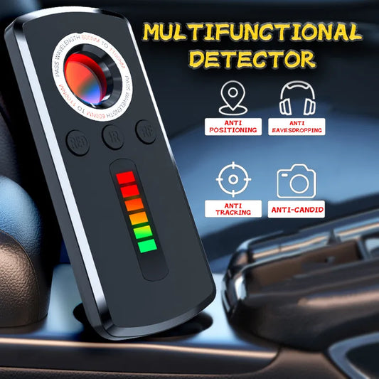 Hidden Camera Detector Anti Spy Gadget Professional Hunter Signal Infrared GPS Wiretapping Search Devices Security Protection [SEC]