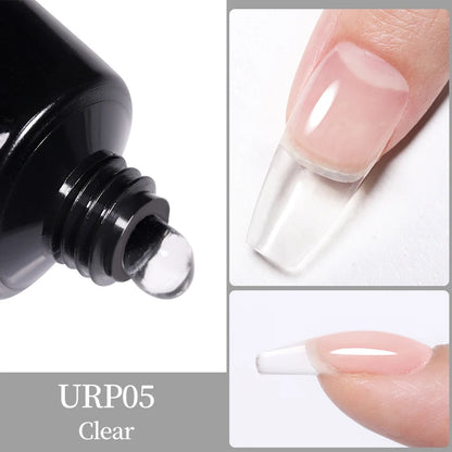 UR SUGAR Extension Nail Gel Set 15ml Crystal Building Clear Nude Gel With Nail Tools Set Gel Nail Polish For Nail Extension kit [BEU]