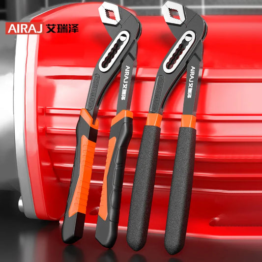 AIRAJ 8/10/12 Inch Water Pump Pliers Quick-release Plumbing Pliers Combination Pliers Plumber Hand Tools [PUM]