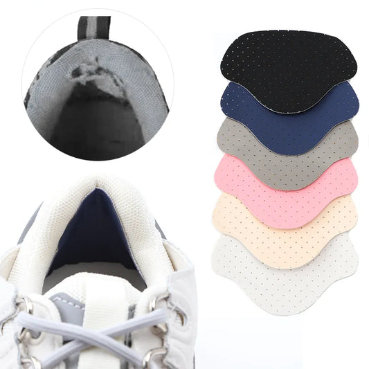 Heel Repair Subsidy Sticky Shoes Hole Sneakers Insoles Patch Heel Pads Heels Sticker Protector Foot Care Anti-Wear Inserts 4 PCS [SHO]