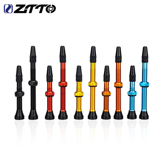 ZTTO Bicycle Tubeless Valves Stems 60mm Presta 40mm No Tubes FV With Integrated Valve Core for Road bike MTB Tire [CYC]