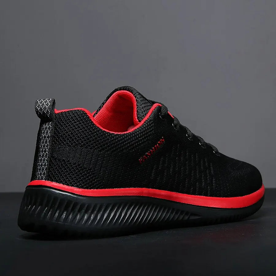 Men Running Walking Knit Shoes Women Fashion Casual Sneakers Breathable Sport Athletic Gym Lightweight [SHO]