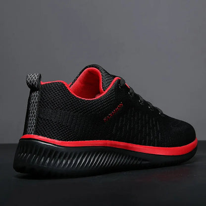 Men Running Walking Knit Shoes Women Fashion Casual Sneakers Breathable Sport Athletic Gym Lightweight [SHO]