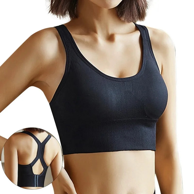 Female Brassiere Wireless Sports Vest Bras For Women Underwear Sexy Seamless Bralette With Pad Bra Push Up Cotton Tops Lingerie [BRA]