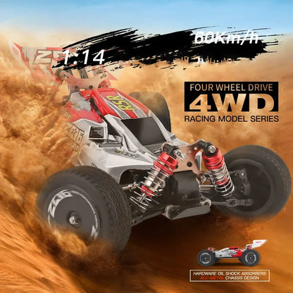 WLtoys 144001 RC Car A959 A959-A A959-B 70KM/H 4WD Electric High Speed Racing Vehicle Off-Road Remote Control Car Toys for kids [TOYS]