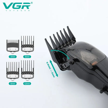 VGR Hair Clipper Professional Hair Cutting Machine Cordless Hair Trimmer Electric Barber Haircut Trimmer for Men V 653 [HAI]