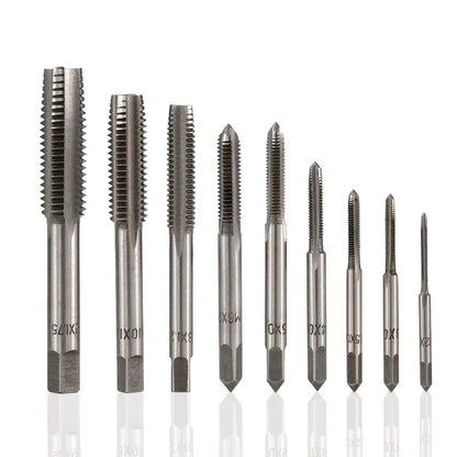 Thread Tap Set Right Hand Straight Flute Tap M3 M4 M5 M6 M7 M8 M10 M12 M14 M16 Metric 2pcs Threading Tool Screw Tap Drill [PTO]