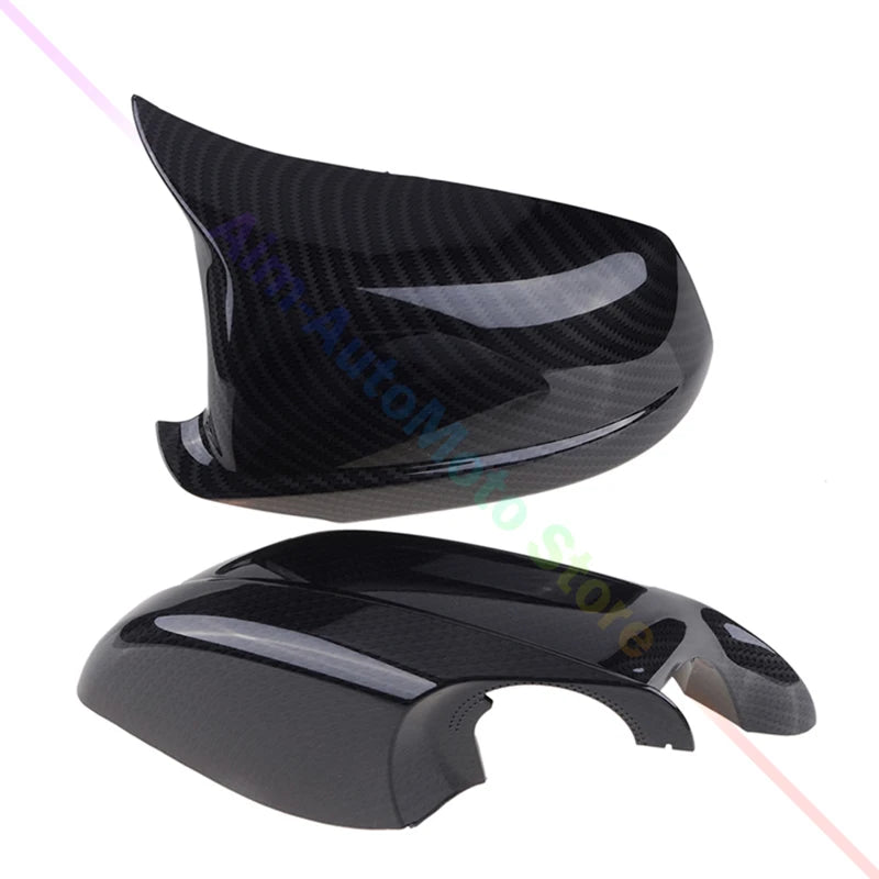 Rhyming Rearview Mirror Cap Side Mirror Cover M Performance Car Accessories Fit For BMW 5 Series F10 F11 F18 Pre-LCI 2010-2013 [BDK]