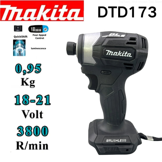 Makita DTD173 Japan Imported Domestic Version Brushless 18v Lithium Impact Driver Power Tool Multi-function Tool [PTO]