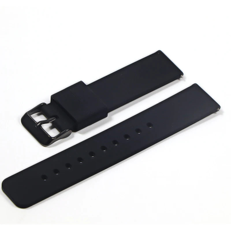 14mm 16mm 18mm 20mm 22mm  Silicone Band Strap Quick Release Watchband Bracelet for Smart Watch [SWH]