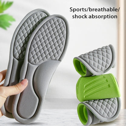 Unisex Memory Foam Orthopedic Insoles Deodorizing Insole For Shoes Sports Absorbs Sweat Soft Antibacterial Shoe Accessories [SHO]