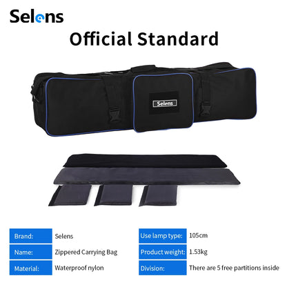 Selens 2024 Photography Equipment Padd Zipper Bag Extra Large For Light Stands Umbrellas Tripod Waterproof Fotografia Camera Bag [PHO]