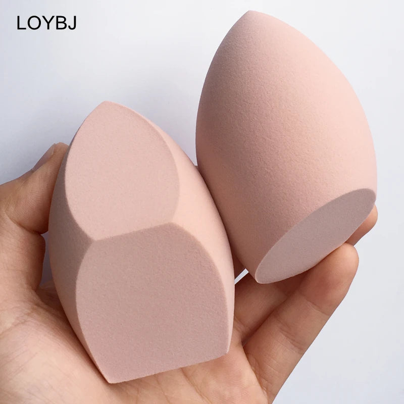 LOYBJ 1/2Pcs Big Size Makeup Sponge Foundation Cosmetic Puff Smooth Powder Concealer Beauty Spong Blender Cosmetic Make Up Puff [CSM]