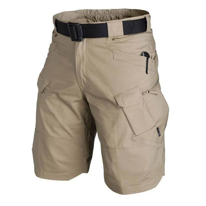 Summer Waterproof Quick Dry Multi-pocket Shorts Men Cargo Shorts Tactical Short Pants Men's Outdoor Clothes Hunting Fishing [MEN]