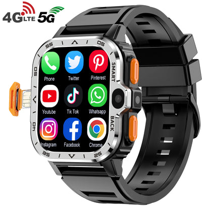 Valdus PGD Android Smart Watch Men GPS 16G/64G ROM Storage HD Dual Camera NFC 2G 4G SIM Card WIFI Wireless Fast Internet Access [SWH]