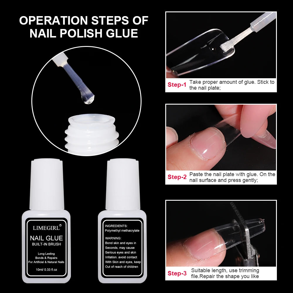 AcrylicNail Set Professional Nail Set Novice Special Nail Set Powder Sparkling Powder Nail Extension Liquid Nail Decoration Tool [BEU]