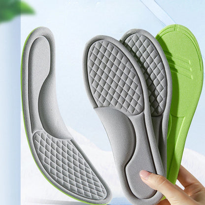 Unisex Memory Foam Orthopedic Insoles Deodorizing Insole For Shoes Sports Absorbs Sweat Soft Antibacterial Shoe Accessories [SHO]