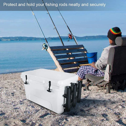 Plastic Fishing Rod Rack Holder Portable Lightweight Spinning Durable Pole Tube Mount Bracket Socket Rack Boat Accessories [MRN]