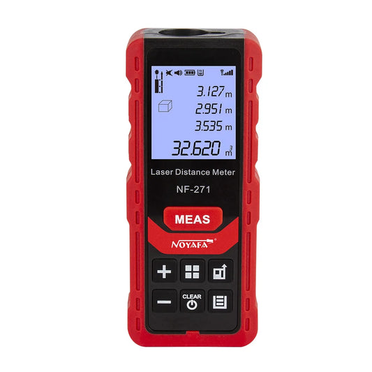 Noyafa NF-271 Laser Distance Meter 40M 80M Rangefinder Tape Range Finder Measure Device Digital Ruler Test Tool [MTR]