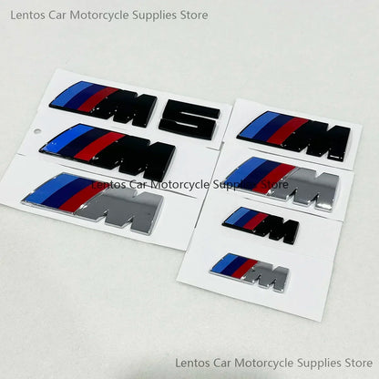 Bmw Car 3D ABS Trunk Letters Logo Badge Bmw Sticker NEW 5 Series 525li 530li 540i M Logo Car Displacement Sticker Decor [BDK]