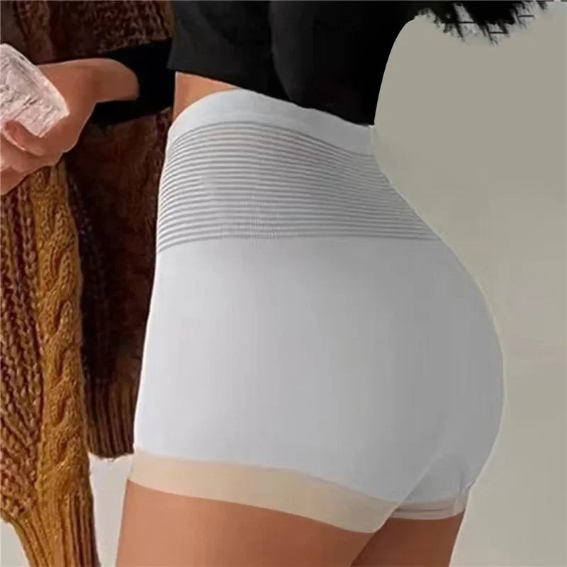 Women High Waist Shaping Panties Breathable Body Shaper Slimming Tummy Underwear Butt Lifter Seamless Panties Shapewear [UND]